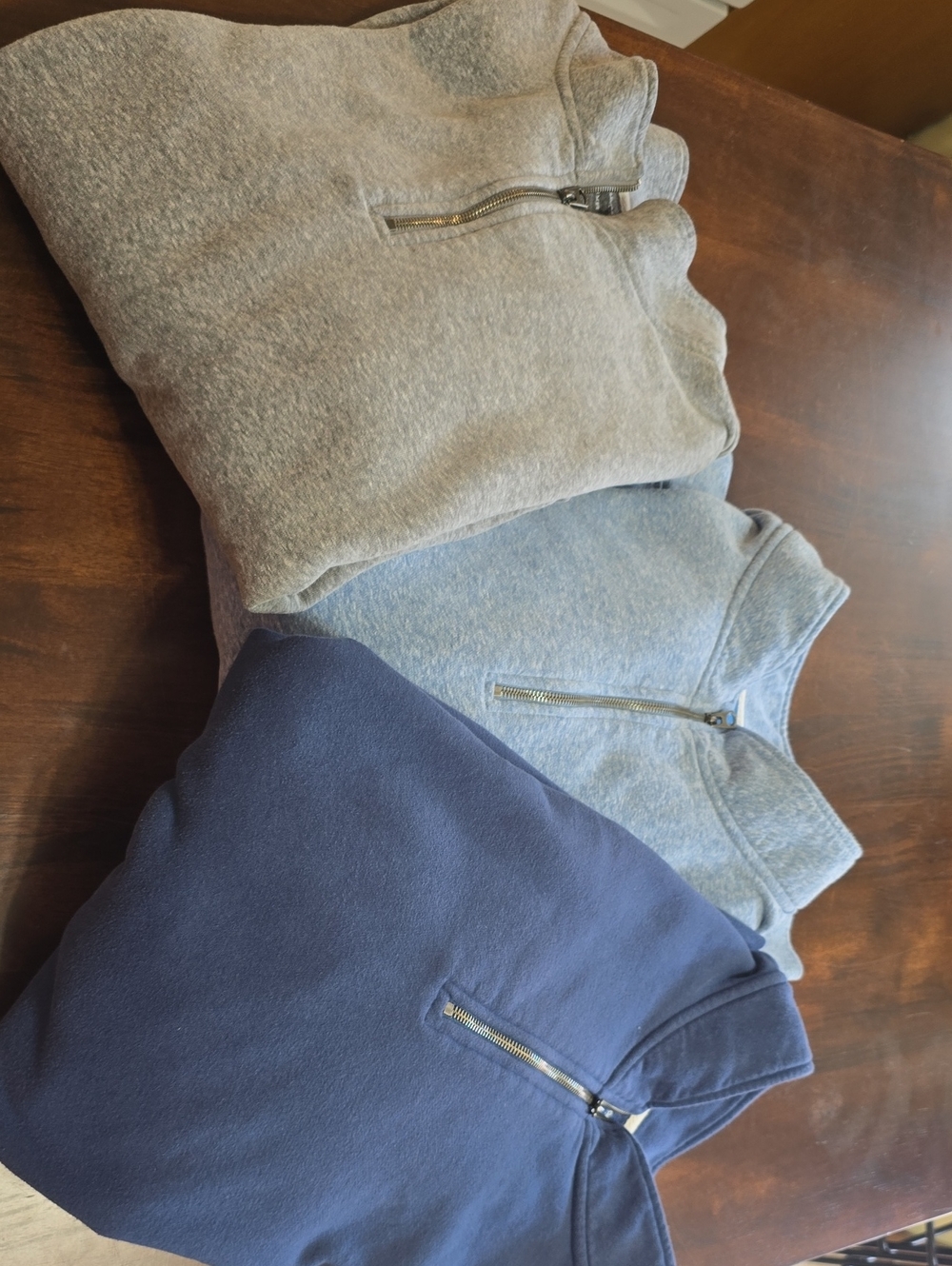 Bundle Of 3 Sonoma 1/4 Zip Sweatshirts